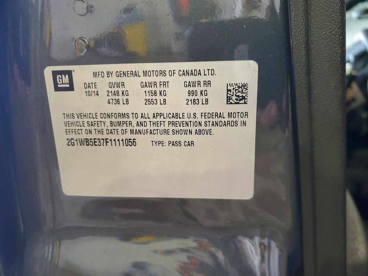 2015 Chevrolet Impala Limited Lt - zdjęcie 12