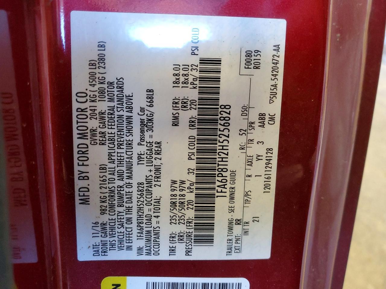 2017 Ford Mustang - zdjęcie 12