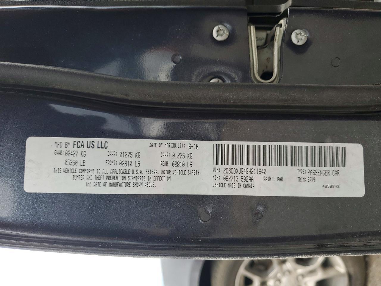 2016 Dodge Charger Sxt - zdjęcie 13