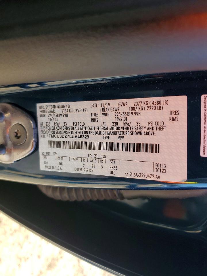 2020 Ford Escape Titanium - zdjęcie 13