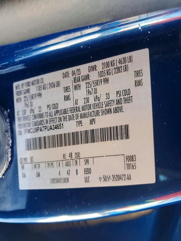 2023 Ford Escape St Line Elite - zdjęcie 13