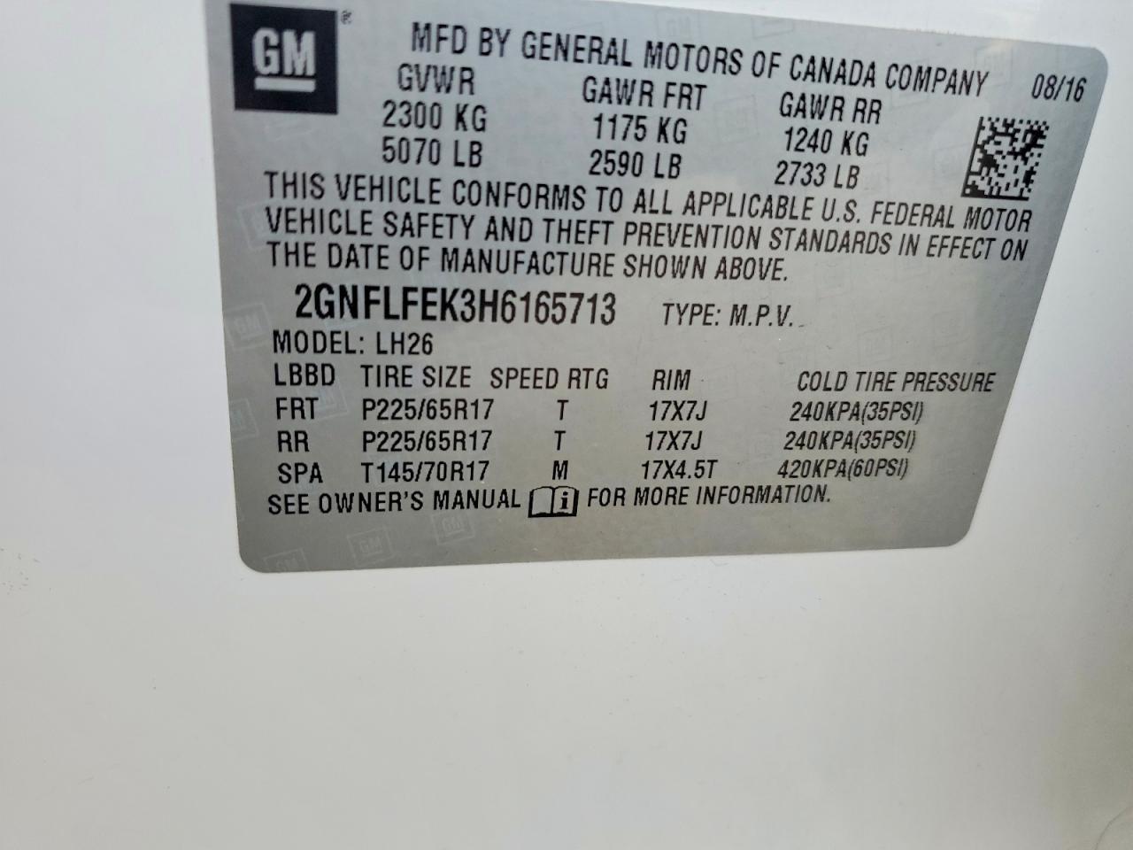 2017 Chevrolet Equinox Lt - zdjęcie 13