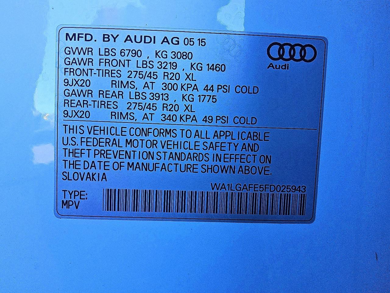 2015 Audi Q7 Premium Plus - zdjęcie 13