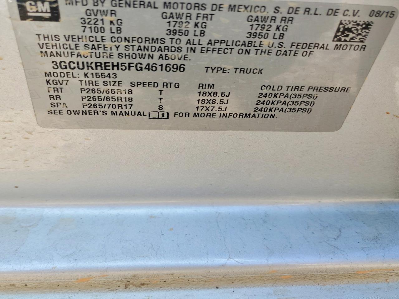 2015 Chevrolet Silverado K1500 Lt - zdjęcie 12