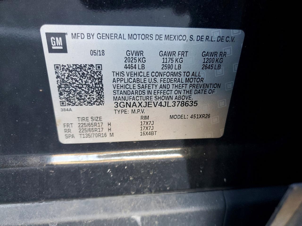 2018 Chevrolet Equinox Lt - zdjęcie 13