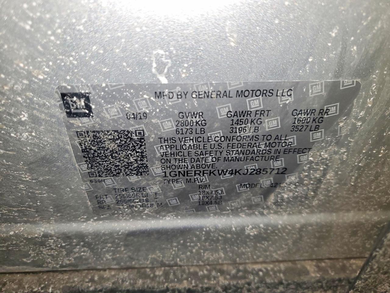 2019 Chevrolet Traverse Ls - zdjęcie 13