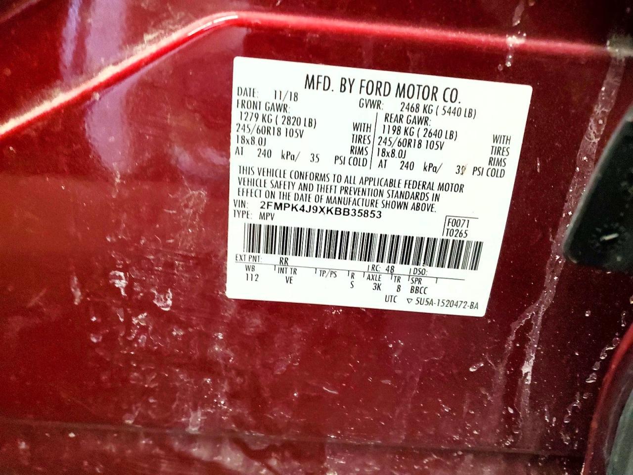 2019 Ford Edge Sel - zdjęcie 13