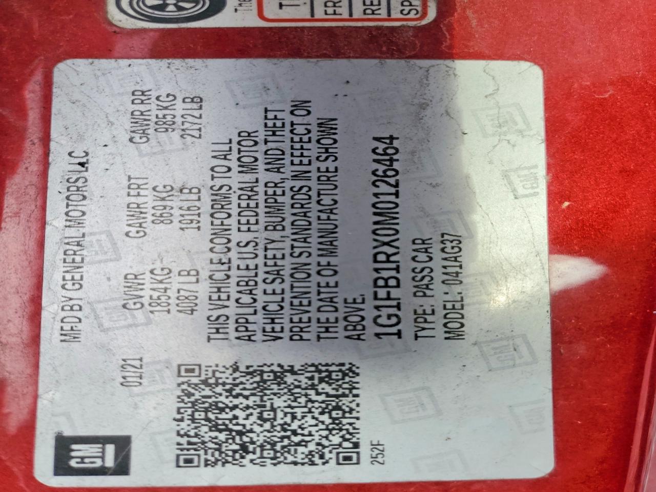 2021 Chevrolet Camaro Ls - zdjęcie 12