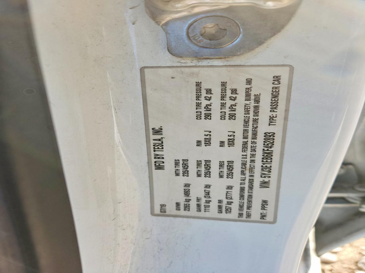 2019 Tesla Model 3 - zdjęcie 12