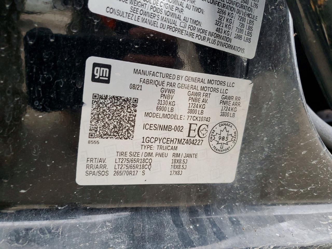 2021 Chevrolet Silverado K1500 Trail Boss Custom - zdjęcie 12