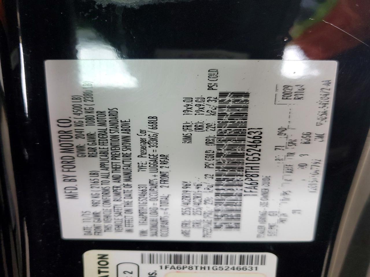 2016 Ford Mustang - zdjęcie 12