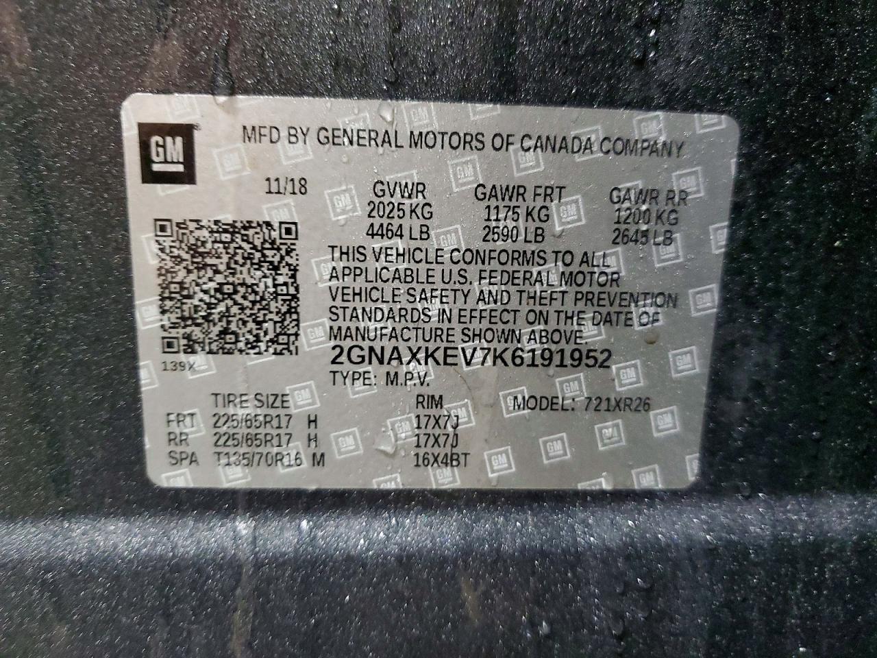 2019 Chevrolet Equinox Lt - zdjęcie 12