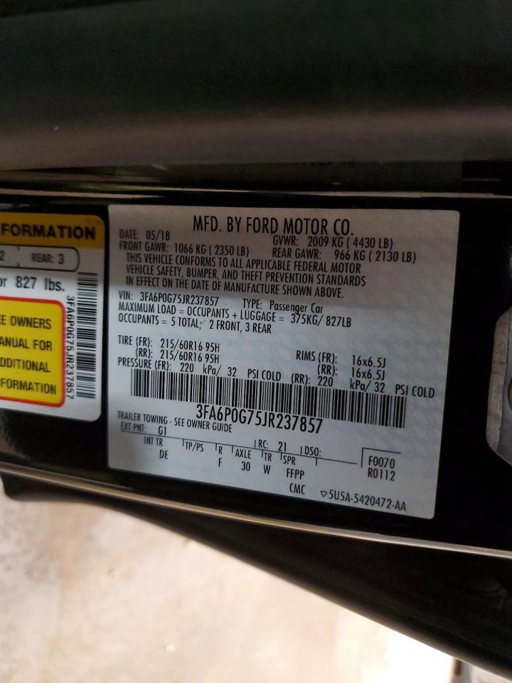 2018 Ford Fusion S - zdjęcie 12