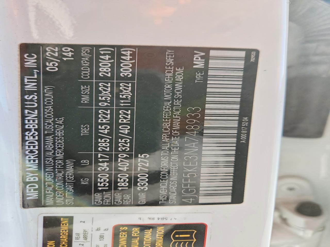 2022 Mercedes-Benz Gls 450 4Matic - zdjęcie 13