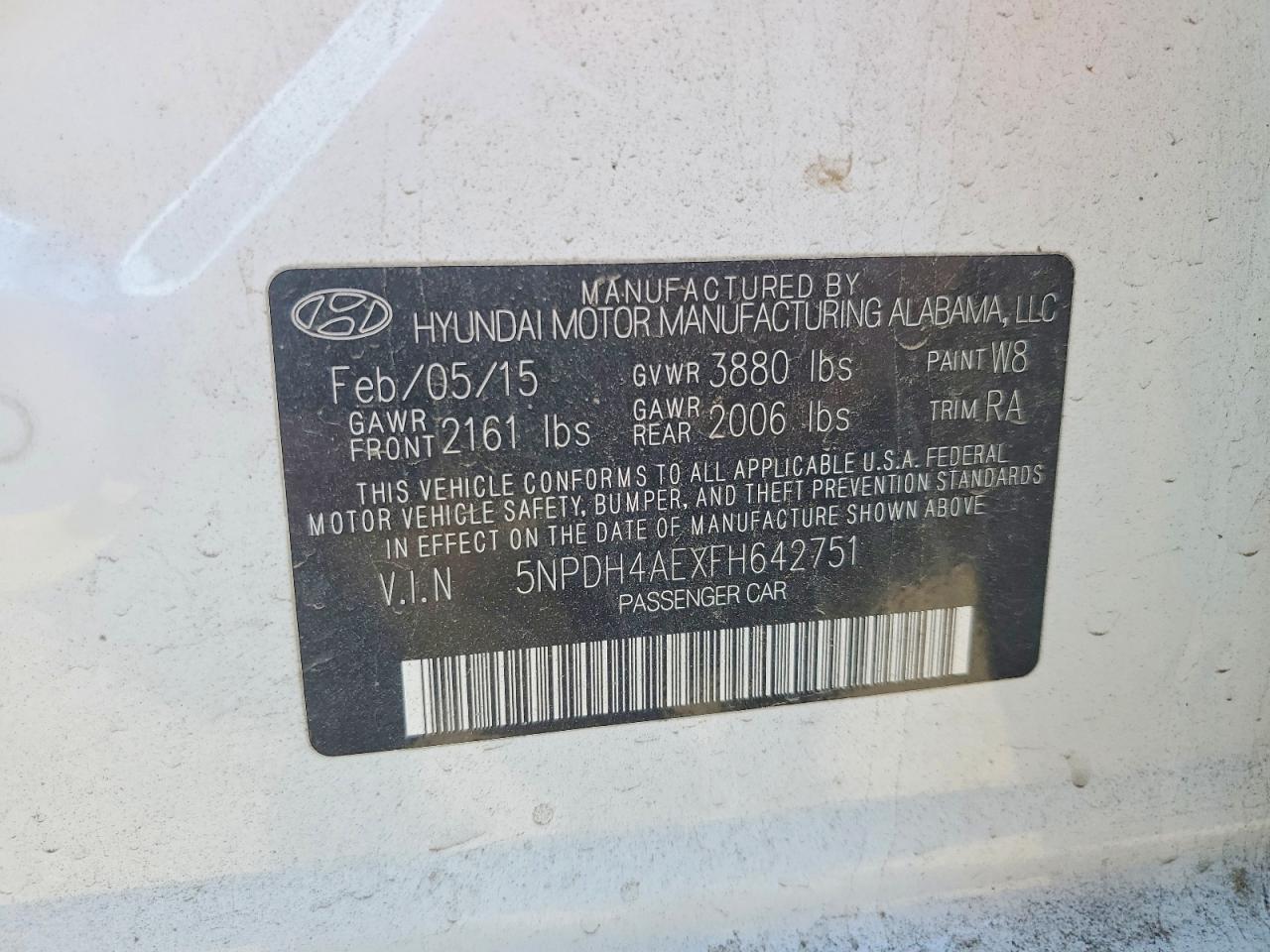 2015 Hyundai Elantra Se - zdjęcie 12