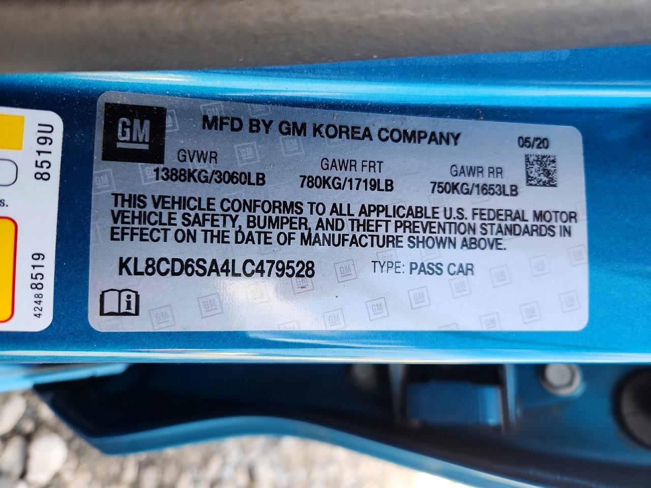 2020 Chevrolet Spark 1Lt - zdjęcie 13