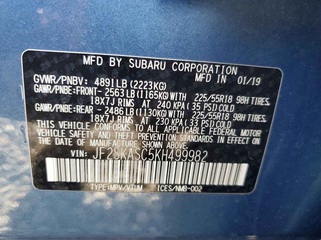 2019 Subaru Forester Limited - zdjęcie 14