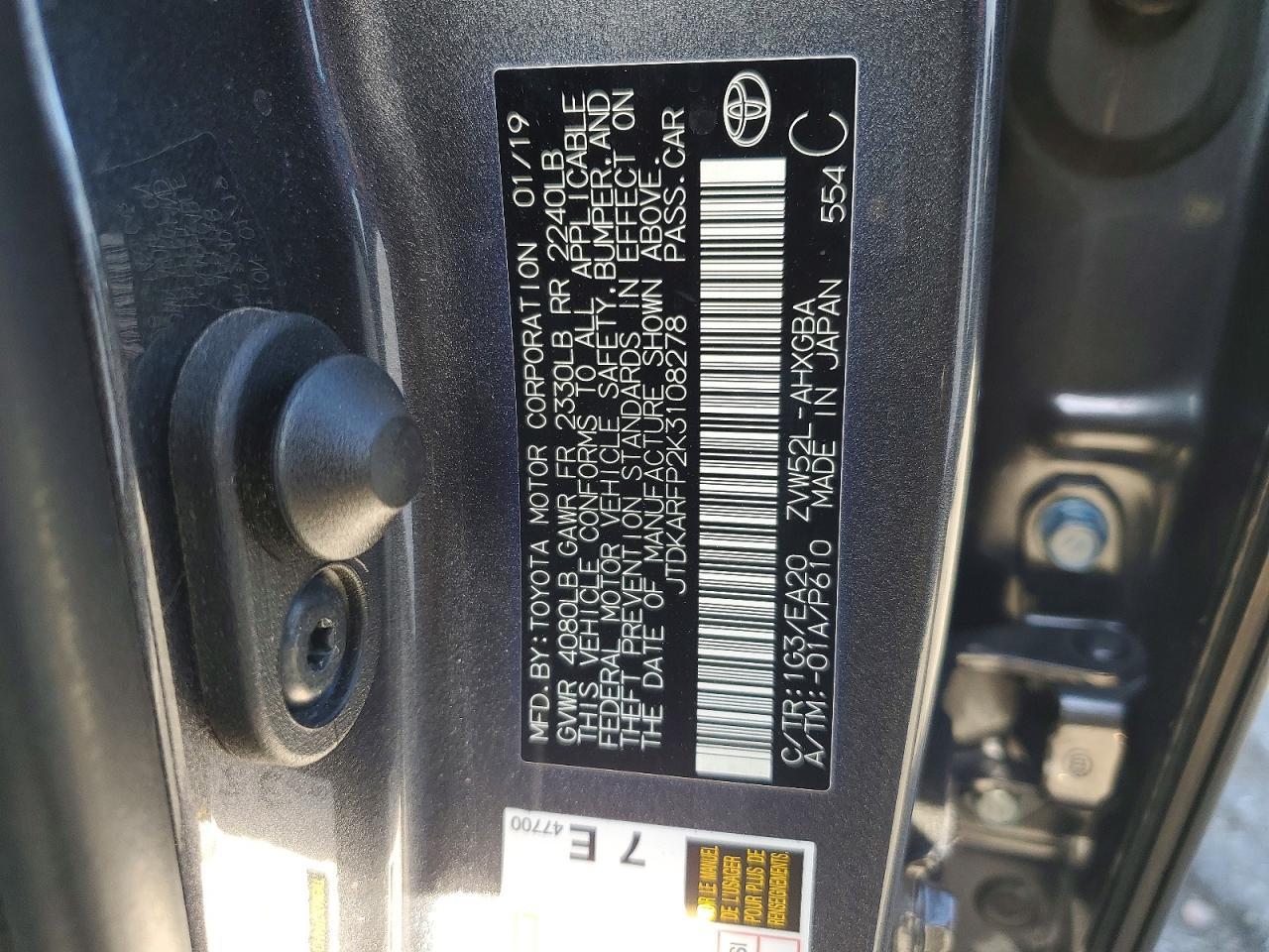 2019 Toyota Prius Prime - zdjęcie 13