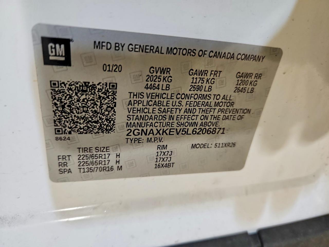 2020 Chevrolet Equinox Lt - zdjęcie 12