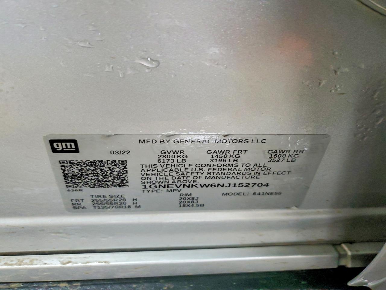 2022 Chevrolet Traverse High Country - zdjęcie 13