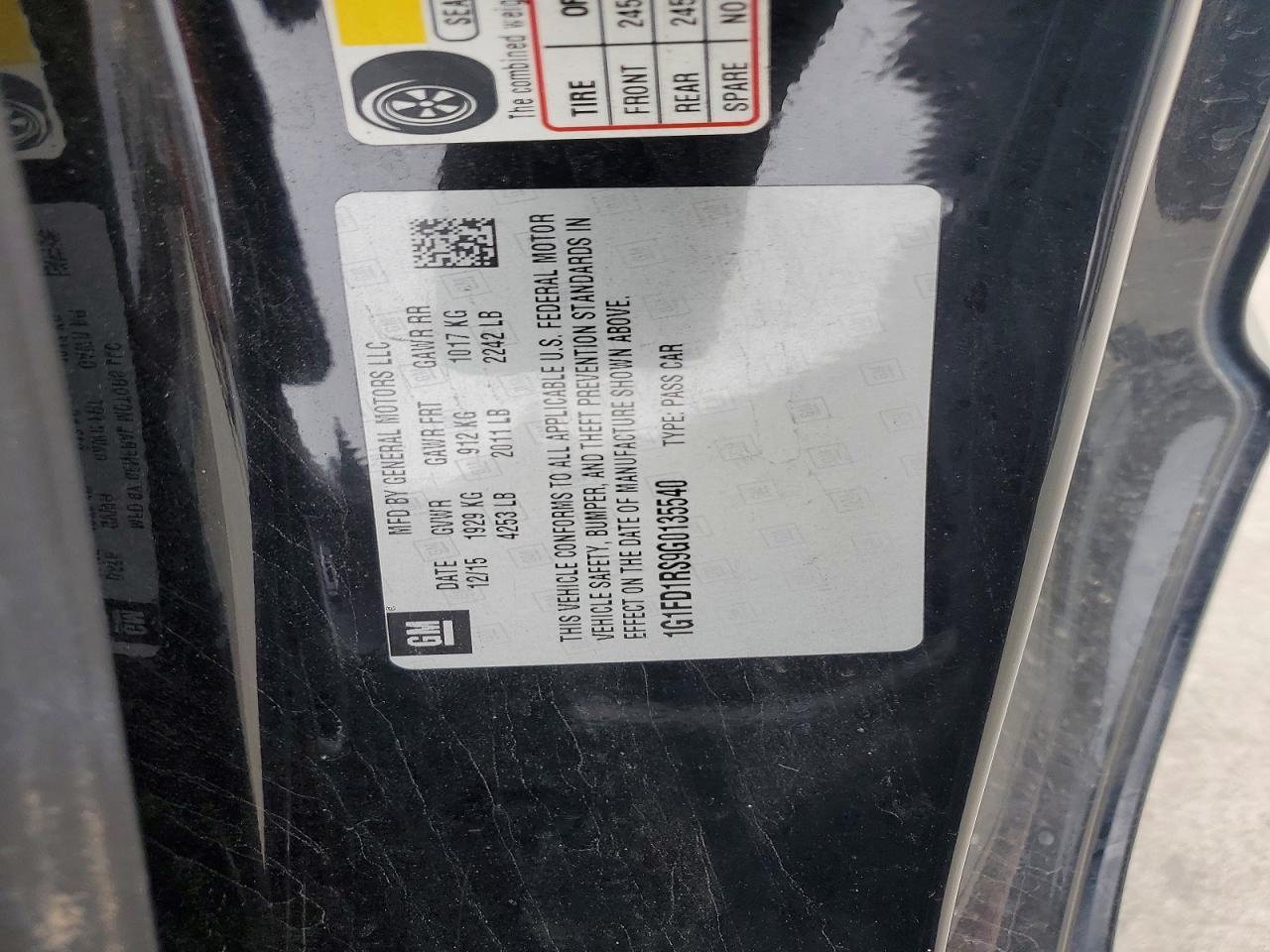 2016 Chevrolet Camaro Lt - zdjęcie 12