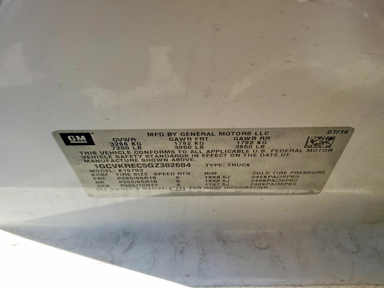 2016 Chevrolet Silverado K1500 Lt - zdjęcie 12