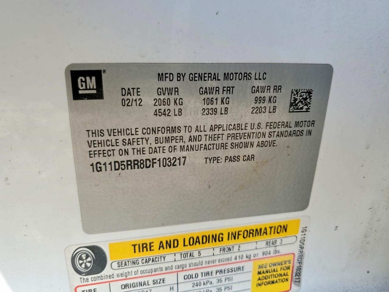 2013 Chevrolet Malibu 1Lt - zdjęcie 12