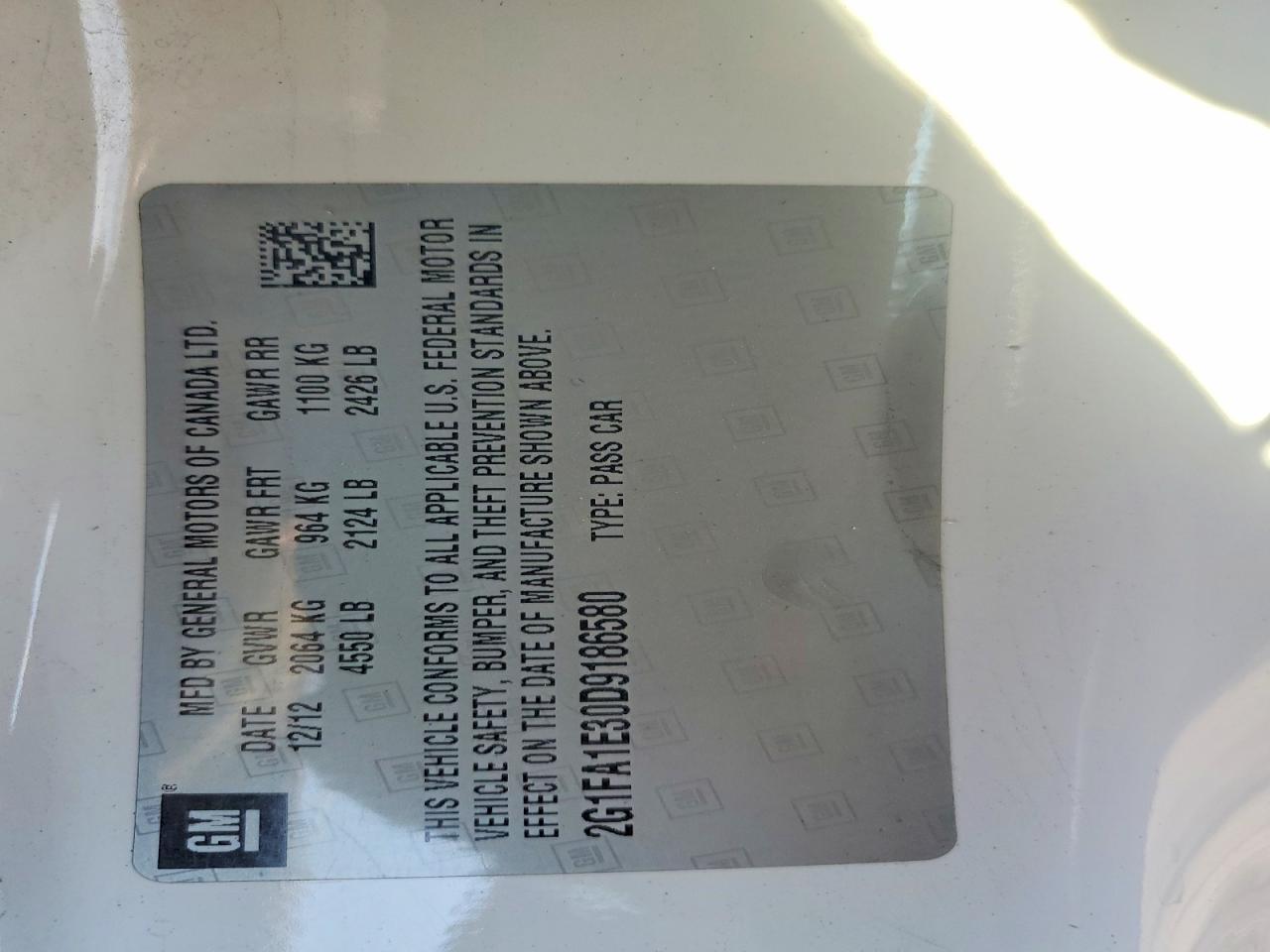 2013 Chevrolet Camaro Ls - zdjęcie 12