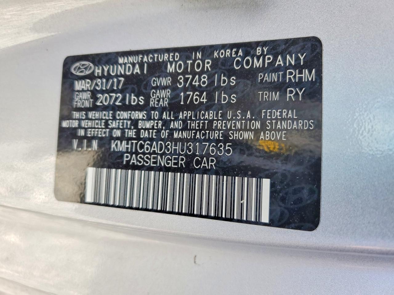 2017 Hyundai Veloster - zdjęcie 12