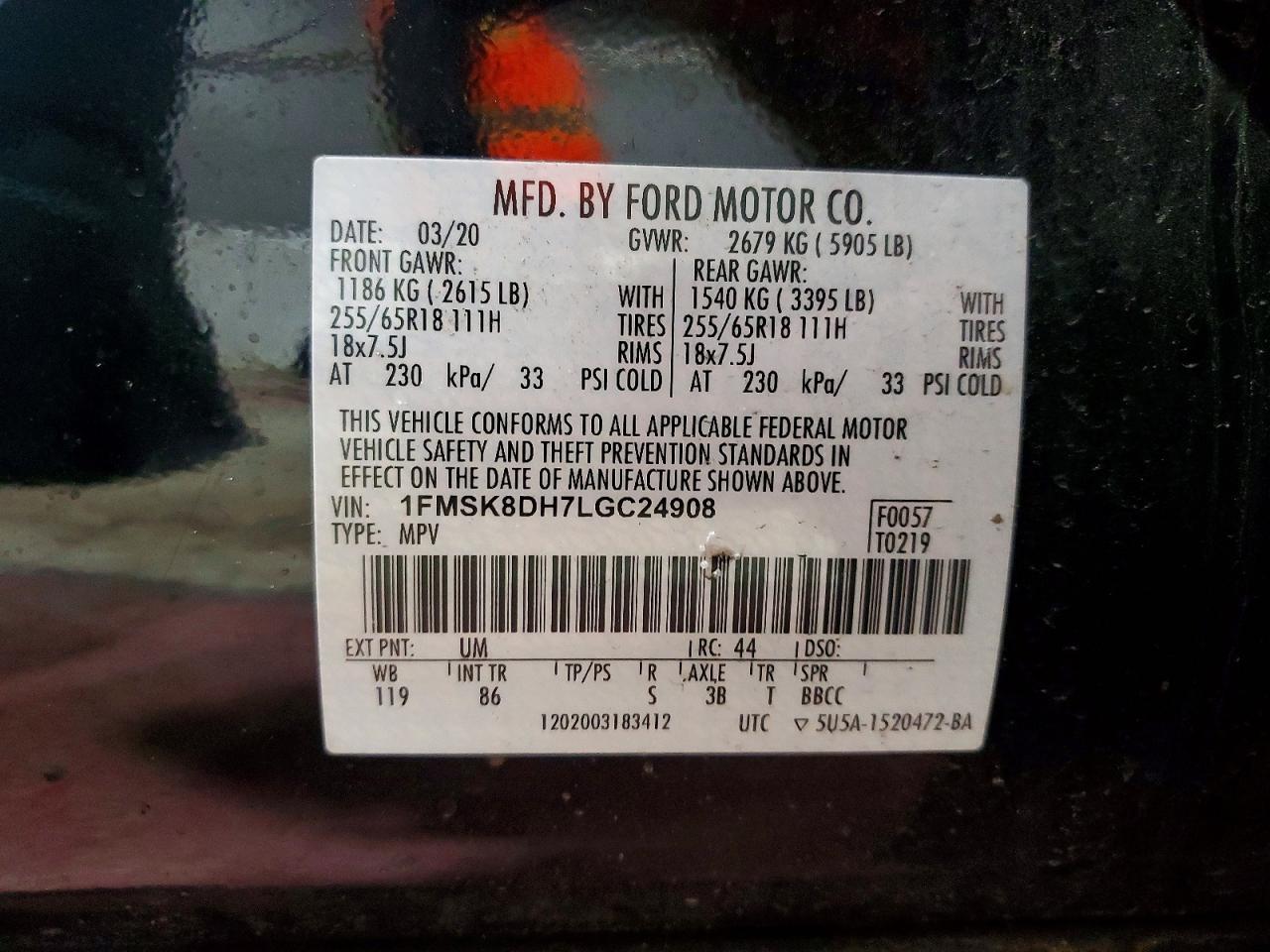 2020 Ford Explorer Xlt - zdjęcie 14