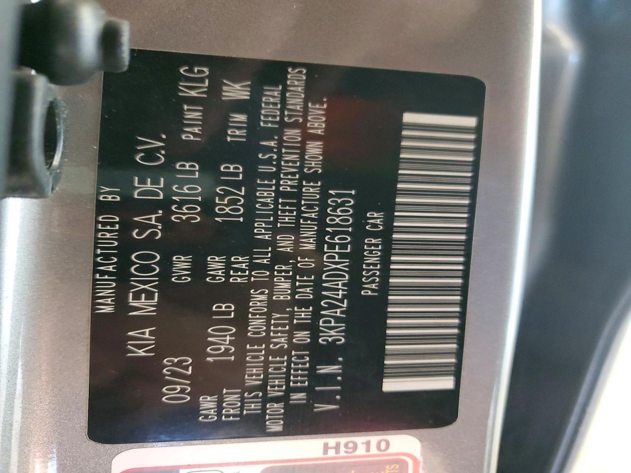 2023 Kia Rio Lx - zdjęcie 12