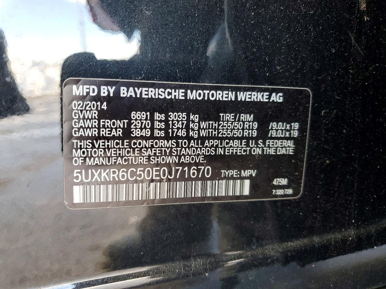 2014 BMW X5 xDrive50I - zdjęcie 13