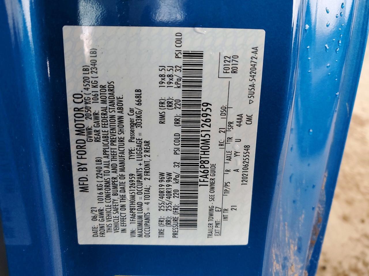 2021 Ford Mustang - zdjęcie 12