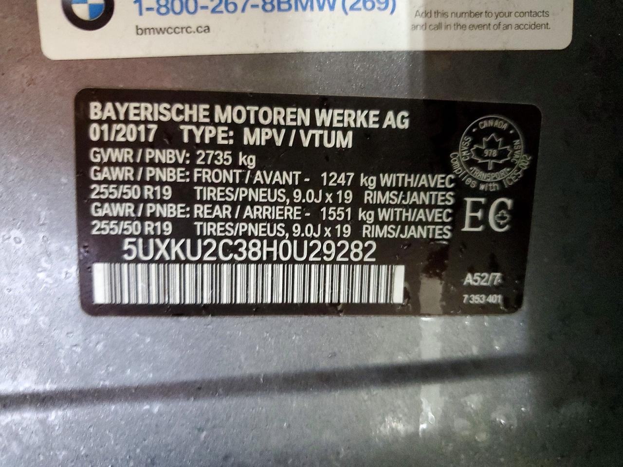 2017 BMW X6 xDrive35I - zdjęcie 13