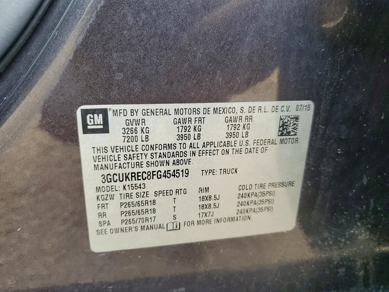 2015 Chevrolet Silverado K1500 Lt - zdjęcie 12