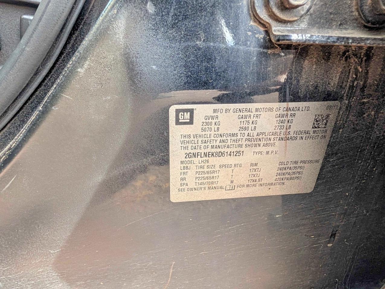 2013 Chevrolet Equinox Lt - zdjęcie 10