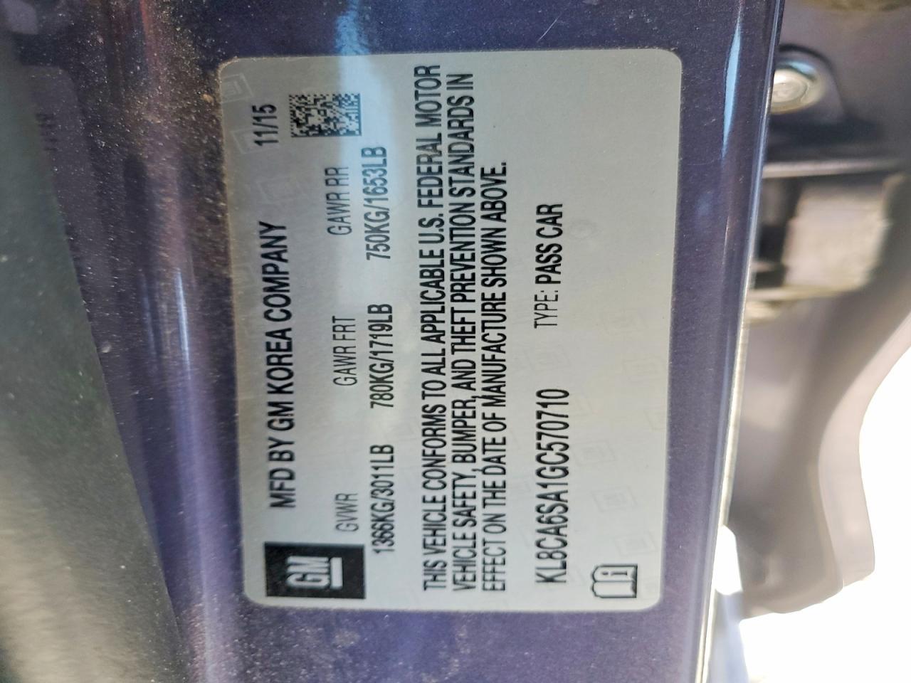 2016 Chevrolet Spark Ls - zdjęcie 13