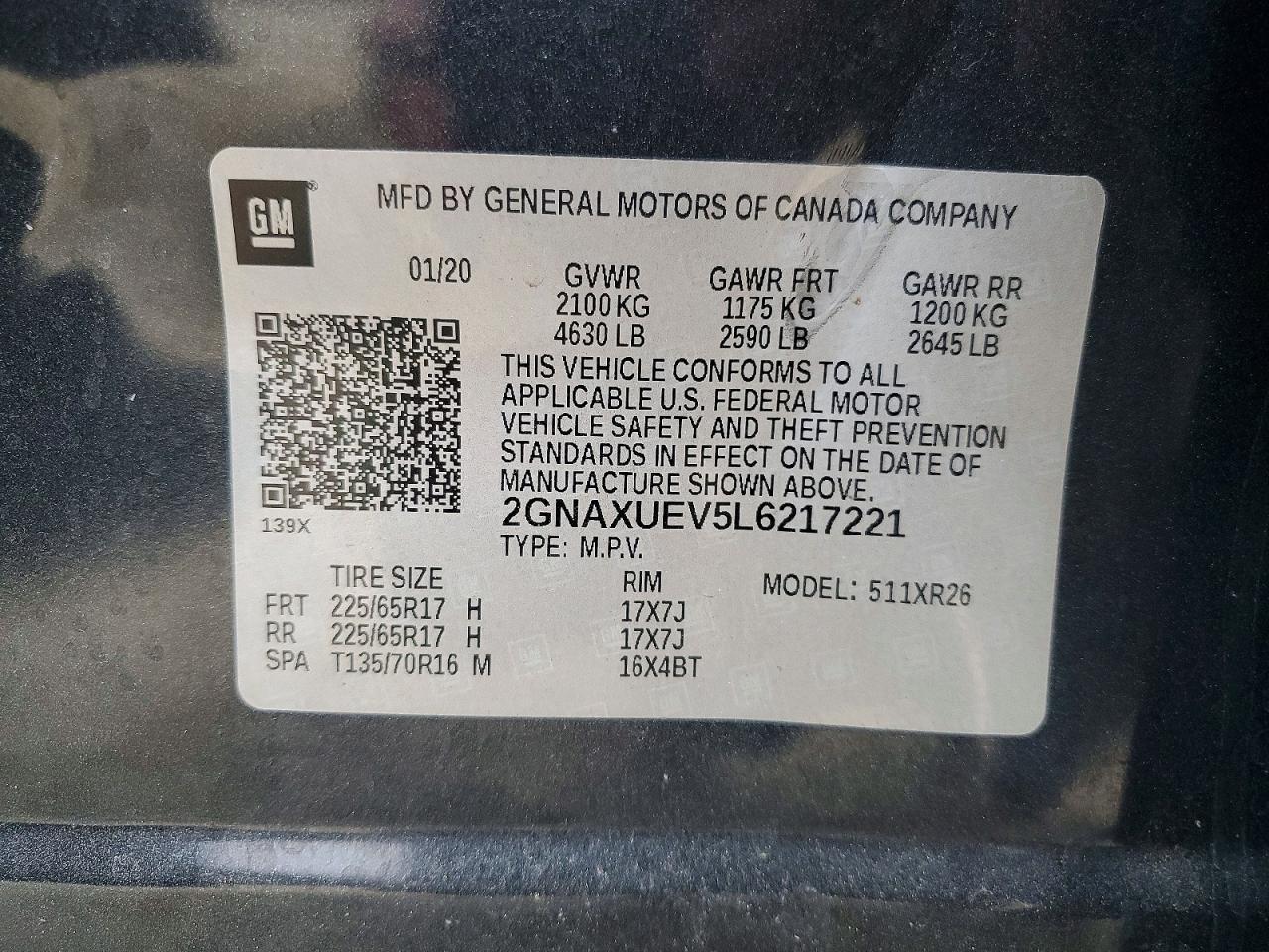 2020 Chevrolet Equinox Lt - zdjęcie 13