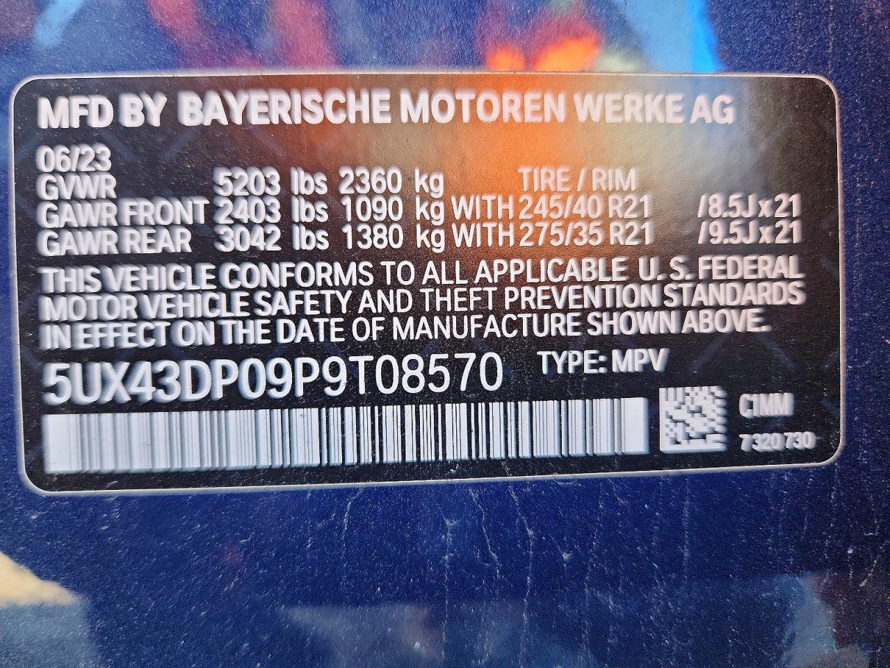 2023 BMW X3 Sdrive30I - zdjęcie 14