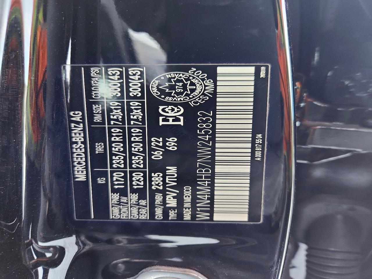 2022 Mercedes-Benz Truck Glb250 4Dr Awd - zdjęcie 12