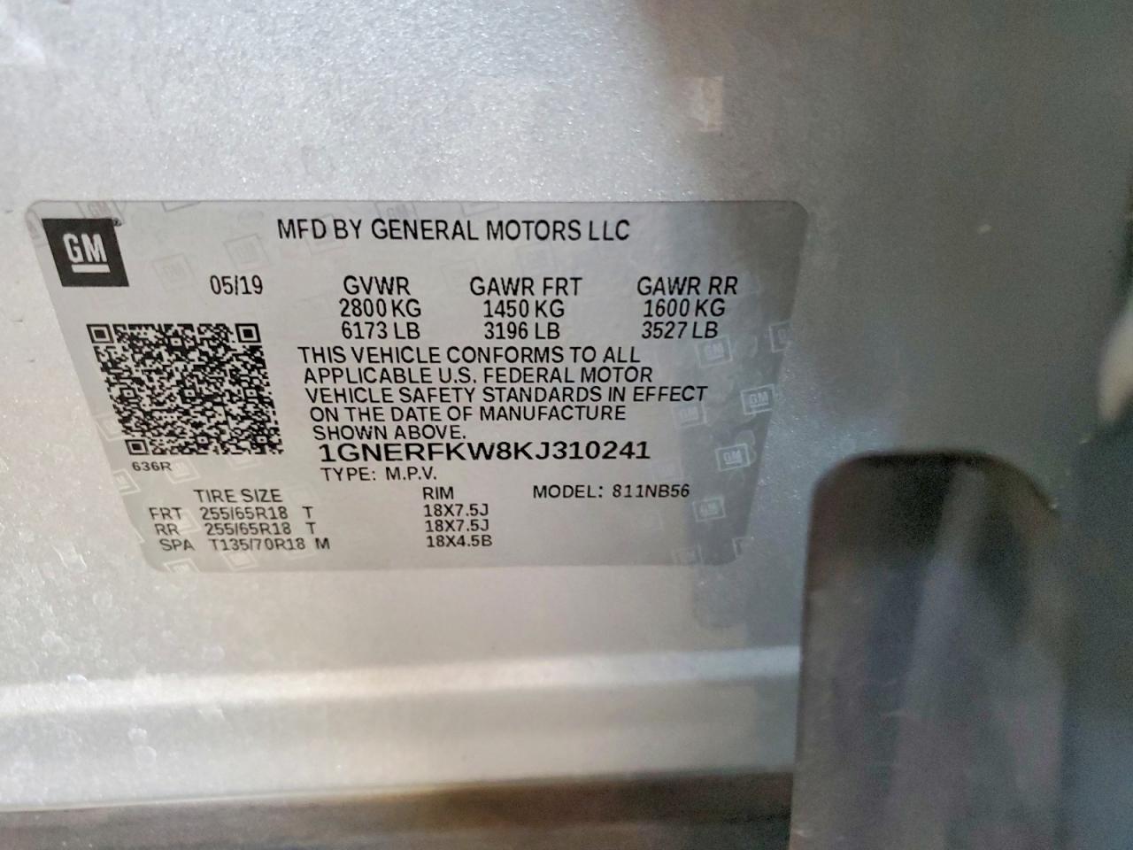 2019 Chevrolet Traverse Ls - zdjęcie 12