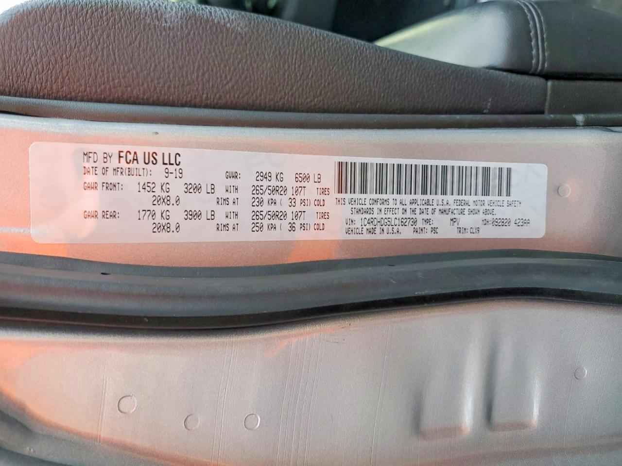 2020 Dodge Durango Gt - zdjęcie 13