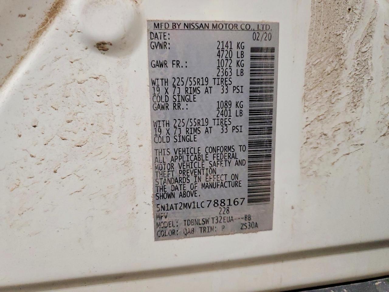 2020 Nissan Rogue S - zdjęcie 13