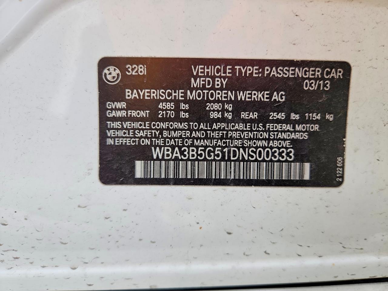 2013 BMW 328 Xi Sulev - zdjęcie 13