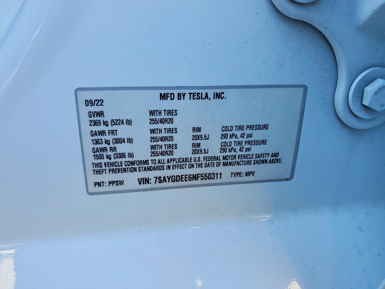 2022 Tesla Model Y - zdjęcie 14