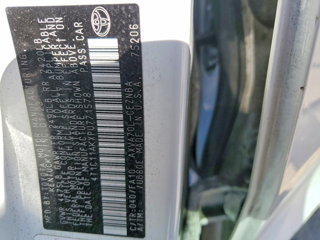 2023 Toyota Camry Le - zdjęcie 12