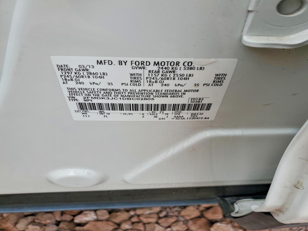 2013 Ford Edge Sel - zdjęcie 12