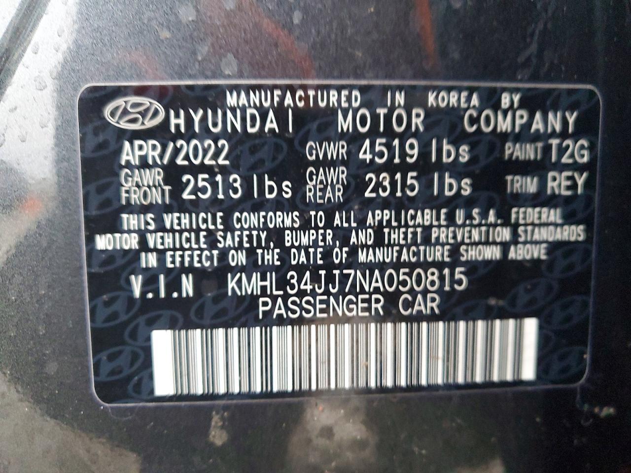 2022 Hyundai Sonata Hybrid - zdjęcie 13