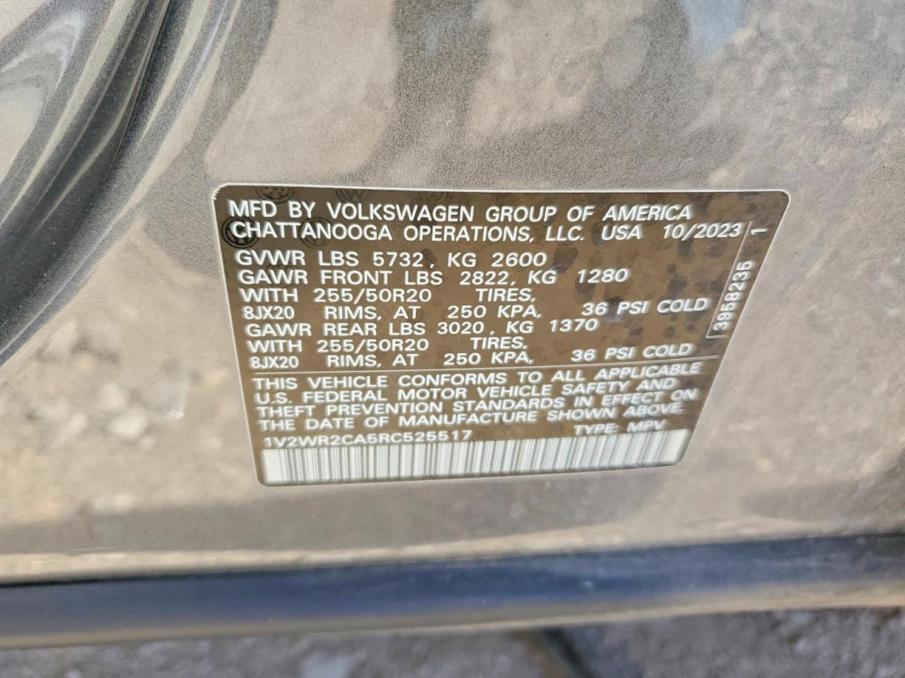 2024 Volkswagen Atlas Se - zdjęcie 13