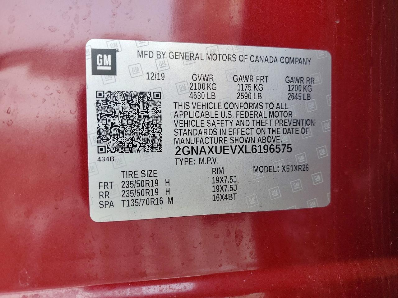 2020 Chevrolet Equinox Lt - zdjęcie 12